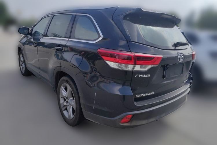 Used Toyota Highlander 2018 2.0T Four-Wheel Drive Prestige Version 7 Seats China VI Standard Rear Left 45 Deg