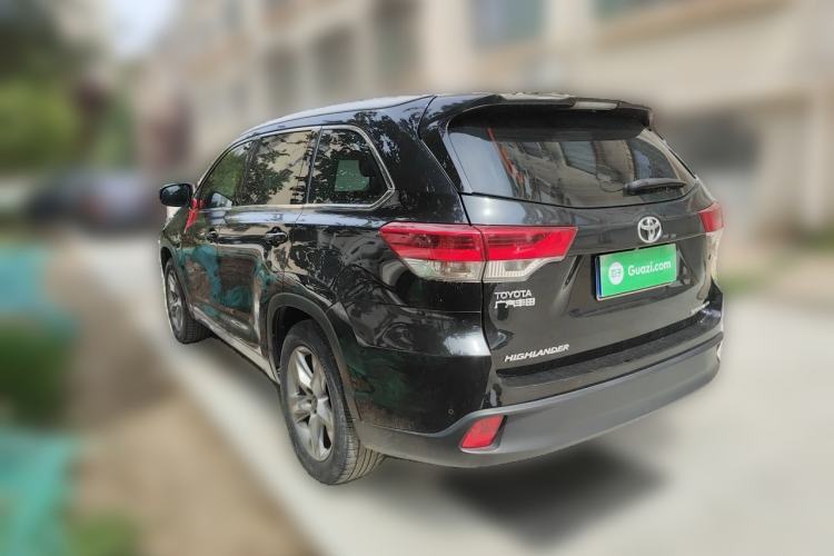 Used Toyota Highlander 2018 2.0T Four-Wheel Drive Luxury Version 7 Seats China VI Standard Rear Left 45 Deg