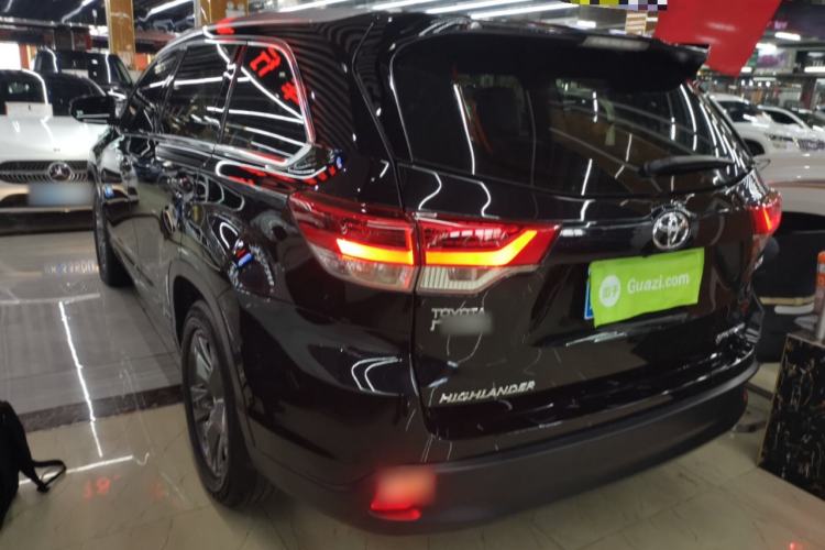 Used Toyota Highlander 2018 2.0T Four-Wheel Drive Luxury Edition 7 Seats China V Emission Standard Rear Left 45 Deg