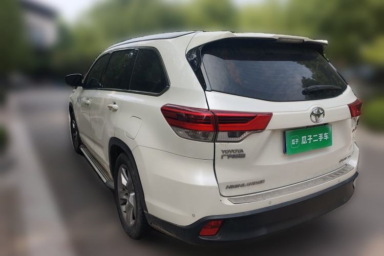 Used Toyota Highlander 2018 2.0T Four-Wheel Drive Luxury Version 7 Seats China VI Standard Rear Left 45 Deg
