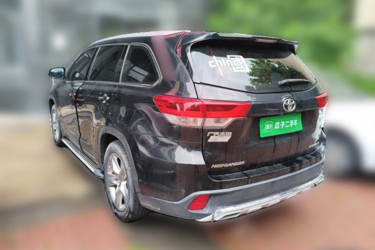 Used Toyota Highlander 2018 2.0T Four-Wheel Drive Knight Edition 7 Seats China VI Standard Rear Left 45 Deg