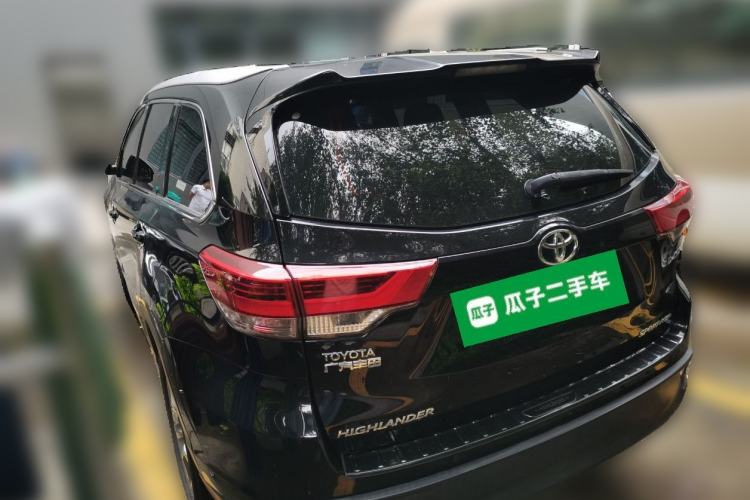 Used Toyota Highlander 2018 2.0T Four-Wheel Drive Prestige Version 7 Seats China V Emission Standard Rear Left 45 Deg