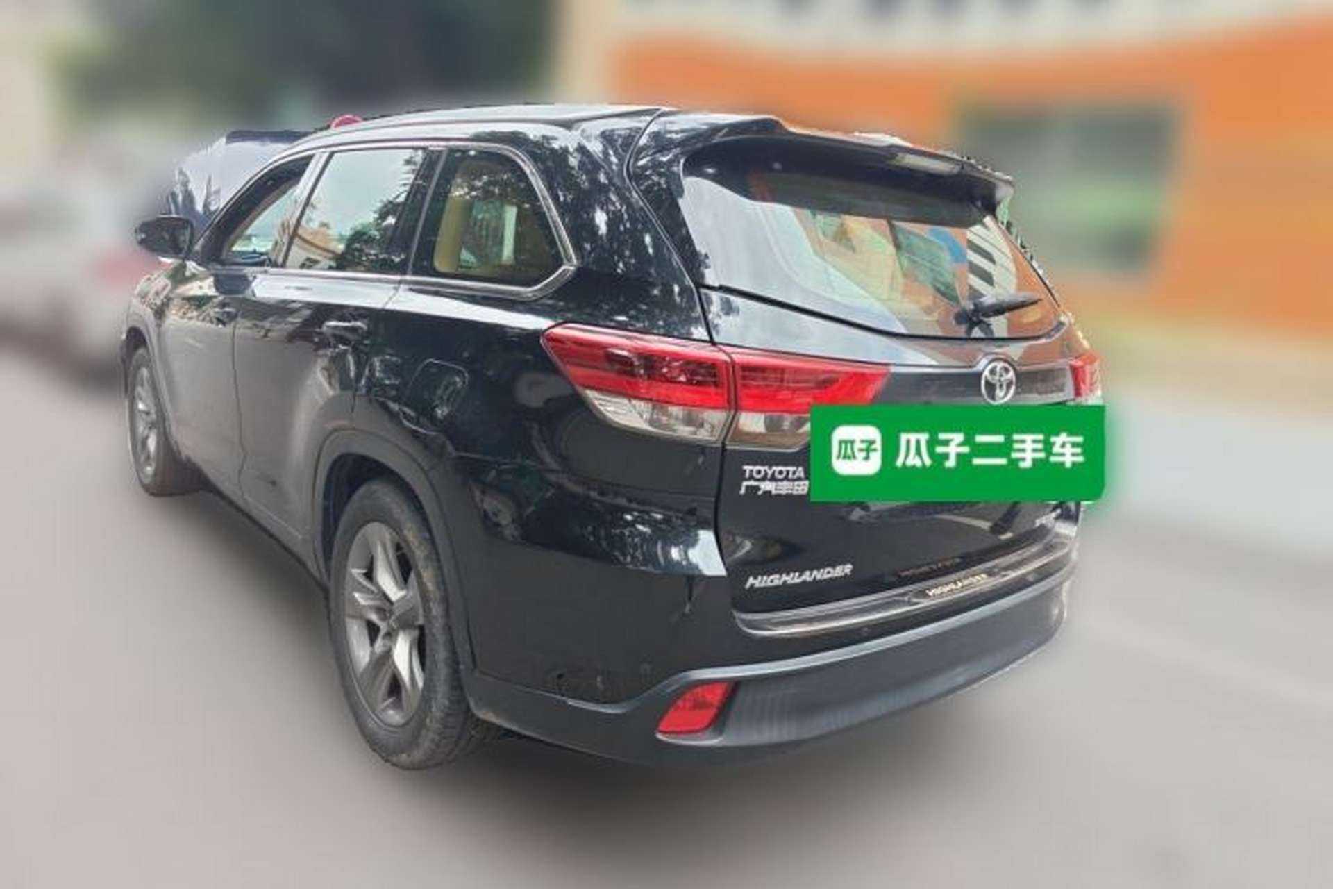 Used Toyota Highlander 2018 2.0T Four-Wheel Drive Prestige Version 7 Seats China V Emission Standard Rear Left 45 Deg