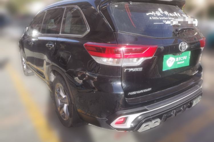 Used Toyota Highlander 2018 2.0T Four-Wheel Drive Prestige Version 7 Seats China VI Standard Rear Left 45 Deg