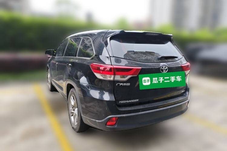 Used Toyota Highlander 2018 2.0T Two-Wheel Drive Luxury Edition 7 Seats China VI Standard Rear Left 45 Deg
