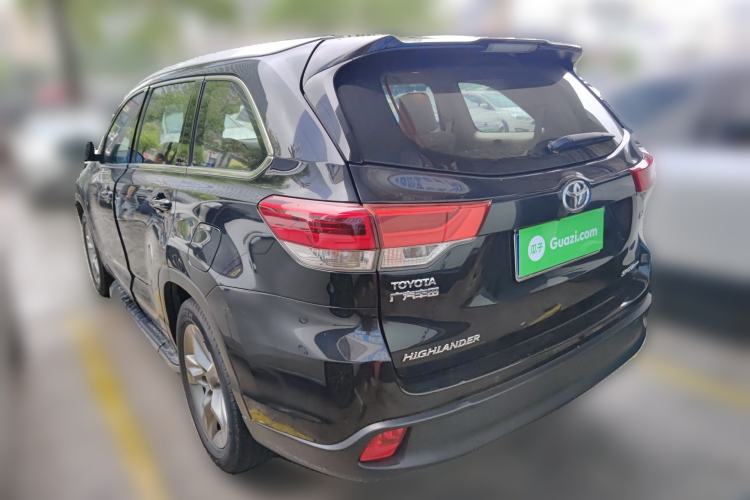 Used Toyota Highlander 2018 2.0T Four-Wheel Drive Luxury Version 7 Seats China VI Standard Rear Left 45 Deg