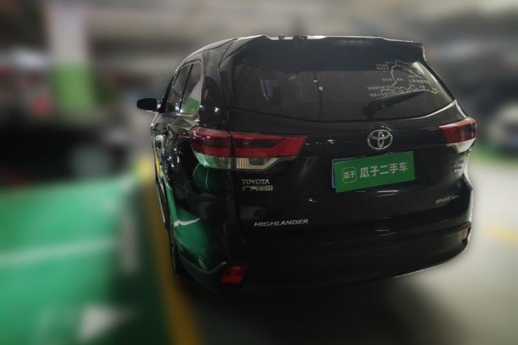 Used Toyota Highlander 2018 2.0T Four-Wheel Drive Prestige Version 7 Seats China V Emission Standard Rear Left 45 Deg