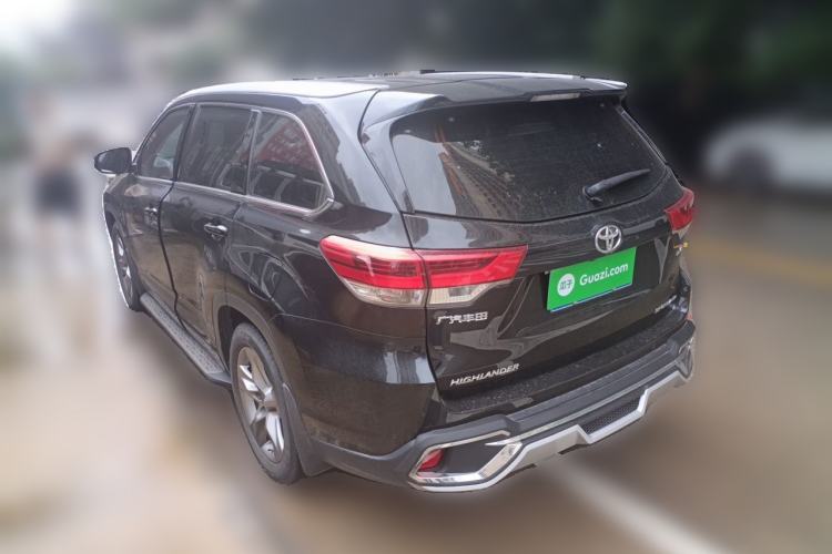 Used Toyota Highlander 2018 2.0T Four-Wheel Drive Prestige Version 7 Seats China VI Standard Rear Left 45 Deg