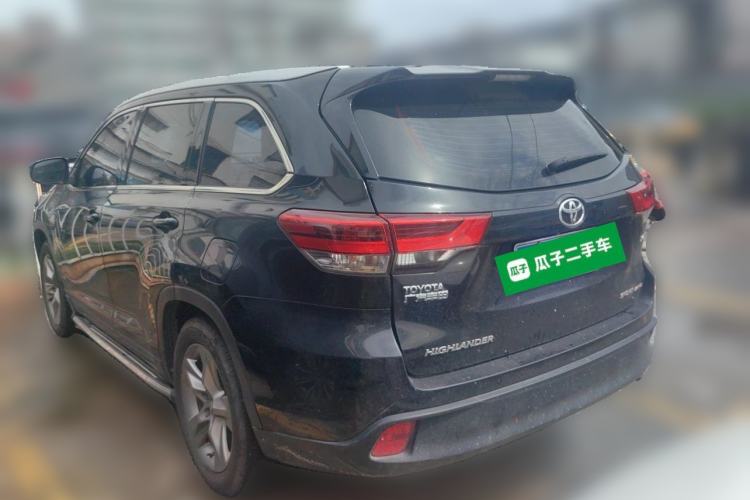 Used Toyota Highlander 2018 2.0T Four-Wheel Drive Luxury Edition 7 Seats China V Emission Standard Rear Left 45 Deg
