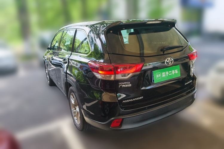 Used Toyota Highlander 2018 2.0T Four-Wheel Drive Prestige Version 7 Seats China V Emission Standard Rear Left 45 Deg