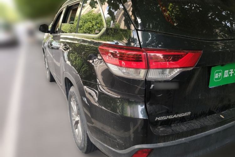 Used Toyota Highlander 2018 2.0T Two-Wheel Drive Elite Version 5 Seats China VI Standard Rear Left 45 Deg