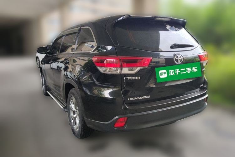 Used Toyota Highlander 2018 2.0T Four-Wheel Drive Elite Edition 7 Seats China VI Standard Rear Left 45 Deg