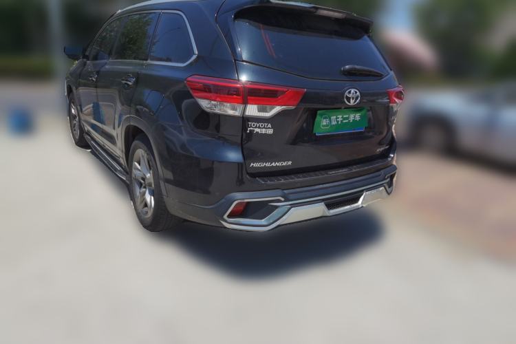 Used Toyota Highlander 2018 2.0T Four-Wheel Drive Luxury Edition 7 Seats China V Emission Standard Rear Left 45 Deg