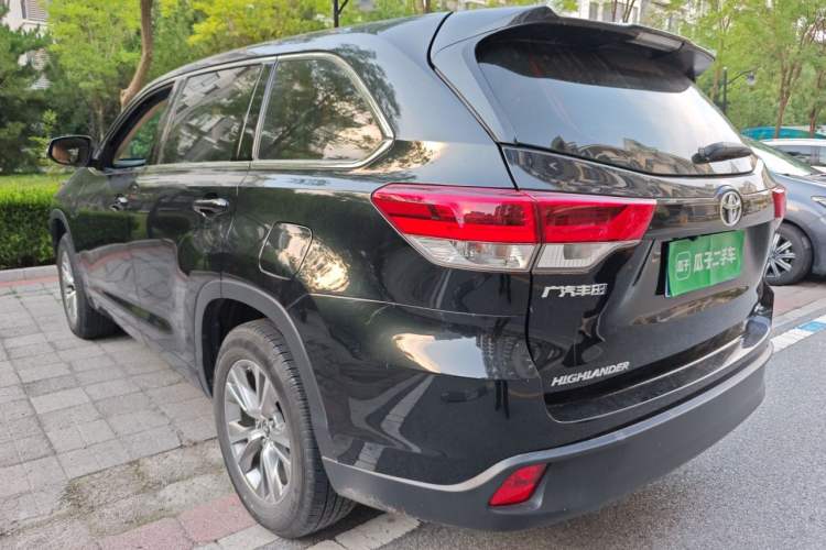 Used Toyota Highlander 2018 2.0T Four-Wheel Drive Elite Edition 7 Seats China VI Standard Rear Left 45 Deg