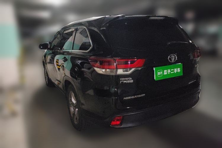 Used Toyota Highlander 2018 2.0T Four-Wheel Drive Prestige Version 7 Seats China VI Standard Rear Left 45 Deg