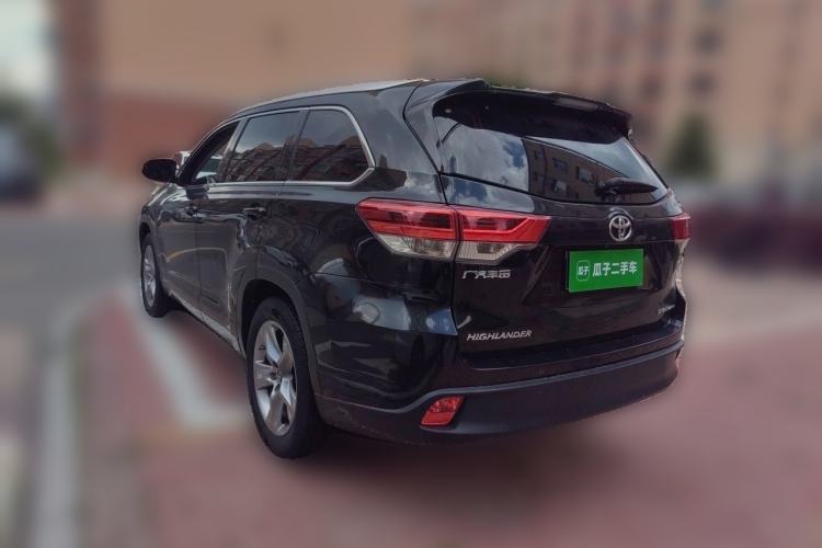 Used Toyota Highlander 2018 2.0T Four-Wheel Drive Prestige Version 7 Seats China VI Standard Rear Left 45 Deg