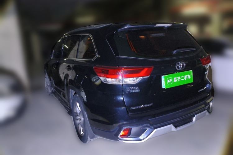 Used Toyota Highlander 2018 2.0T Four-Wheel Drive Prestige Version 7 Seats China V Emission Standard Rear Left 45 Deg