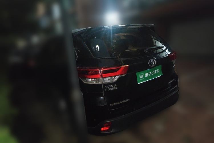 Used Toyota Highlander 2018 2.0T Four-Wheel Drive Prestige Version 7 Seats China V Emission Standard Rear Left 45 Deg