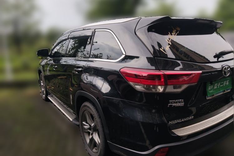 Used Toyota Highlander 2018 2.0T Four-Wheel Drive Prestige Version 7 Seats China V Emission Standard Rear Left 45 Deg