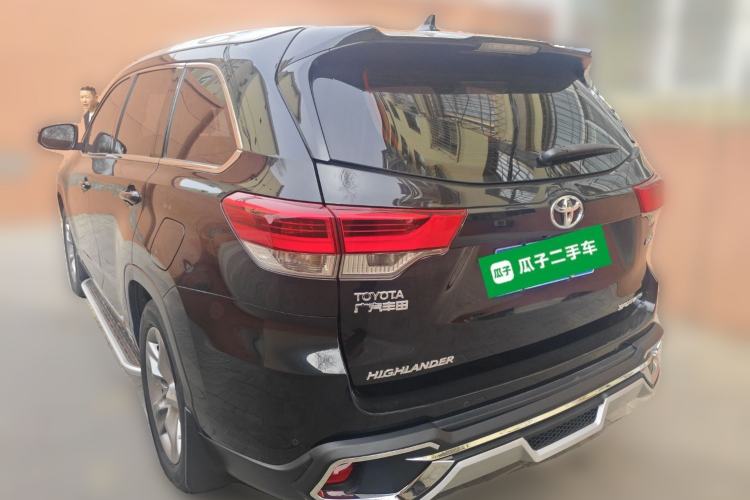 Used Toyota Highlander 2018 2.0T Four-Wheel Drive Luxury Edition 7 Seats China V Emission Standard Rear Left 45 Deg