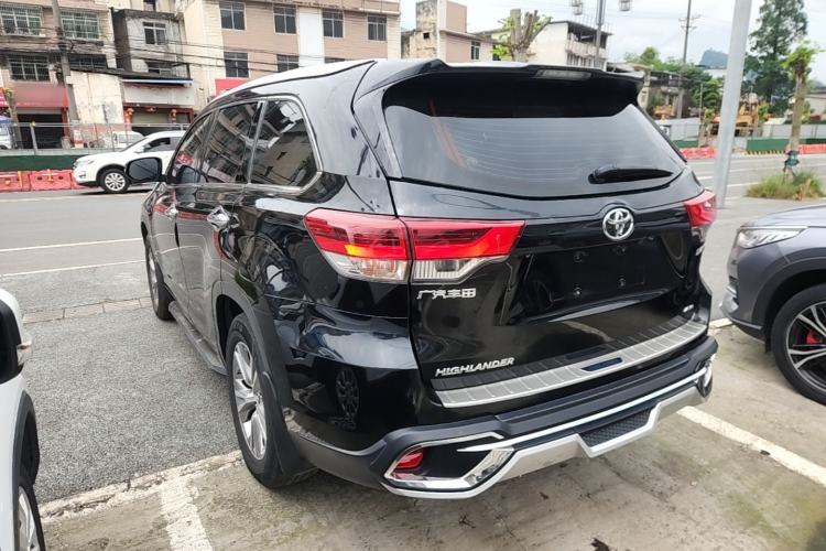 Used Toyota Highlander 2018 2.0T Four-Wheel Drive Elite Edition 7 Seats China VI Standard Rear Left 45 Deg