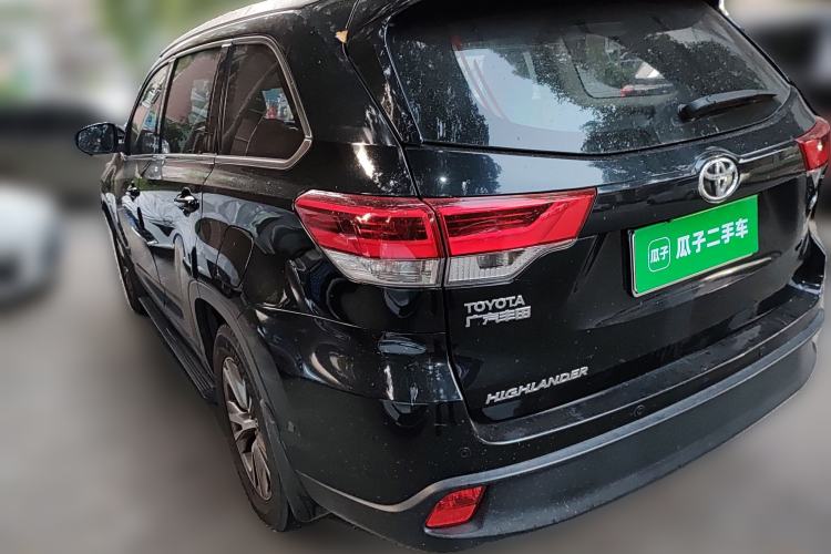 Used Toyota Highlander 2018 2.0T Two-Wheel Drive Elite Version 5 Seats China VI Standard Rear Left 45 Deg