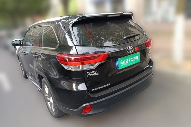 Used Toyota Highlander 2018 2.0T Four-Wheel Drive Luxury Edition 7 Seats China V Emission Standard Rear Left 45 Deg