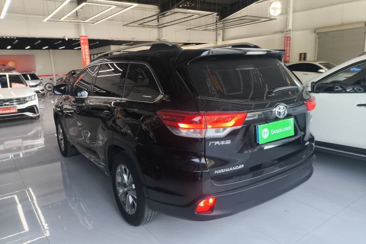 Used Toyota Highlander 2018 2.0T Four-Wheel Drive Elite Edition 7 Seats China VI Standard Rear Left 45 Deg