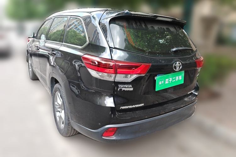 Used Toyota Highlander 2018 2.0T Four-Wheel Drive Luxury Edition 7 Seats China V Emission Standard Rear Left 45 Deg