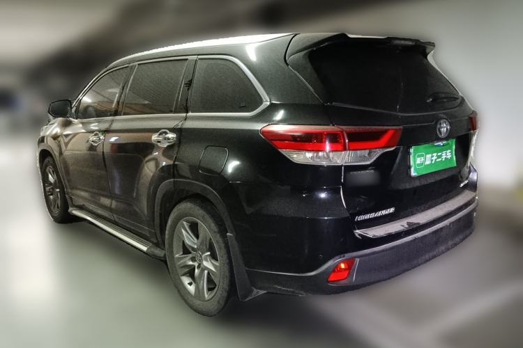 Used Toyota Highlander 2018 2.0T Four-Wheel Drive Luxury Edition 7 Seats China V Emission Standard Rear Left 45 Deg
