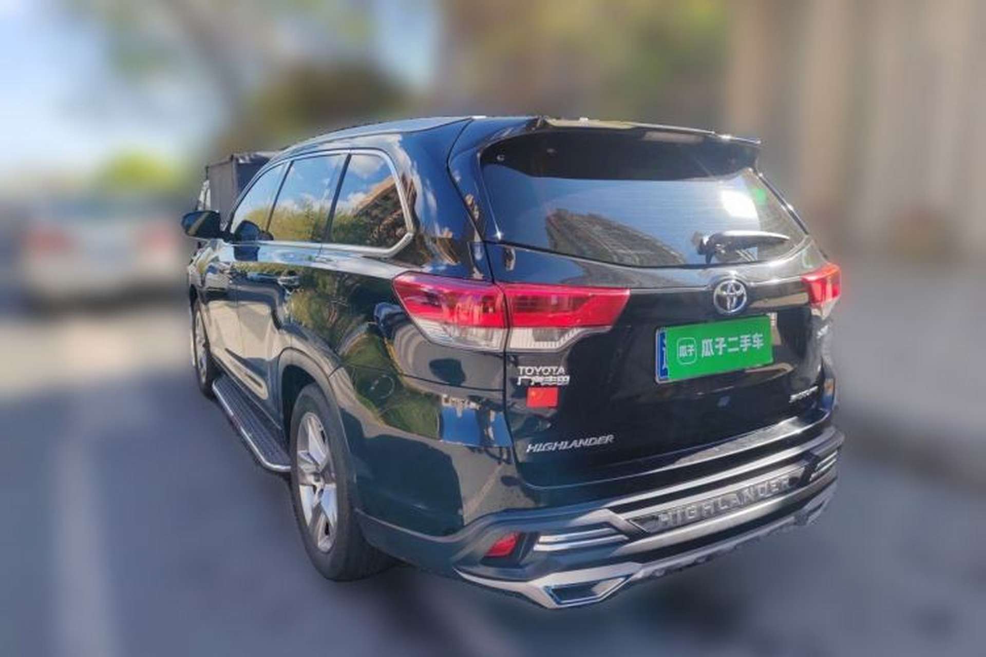 Used Toyota Highlander 2018 2.0T Four-Wheel Drive Prestige Version 7 Seats China V Emission Standard Rear Left 45 Deg