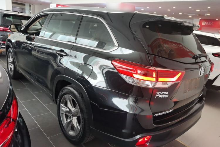 Used Toyota Highlander 2018 2.0T Four-Wheel Drive Prestige Version 7 Seats China VI Standard Rear Left 45 Deg