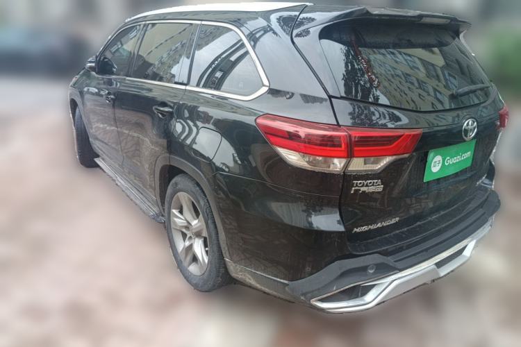 Used Toyota Highlander 2018 2.0T Four-Wheel Drive Luxury Edition 7 Seats China V Emission Standard Rear Left 45 Deg