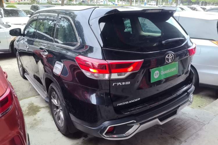 Used Toyota Highlander 2018 2.0T Two-Wheel Drive Elite Edition 7 Seats China VI Standard Rear Left 45 Deg
