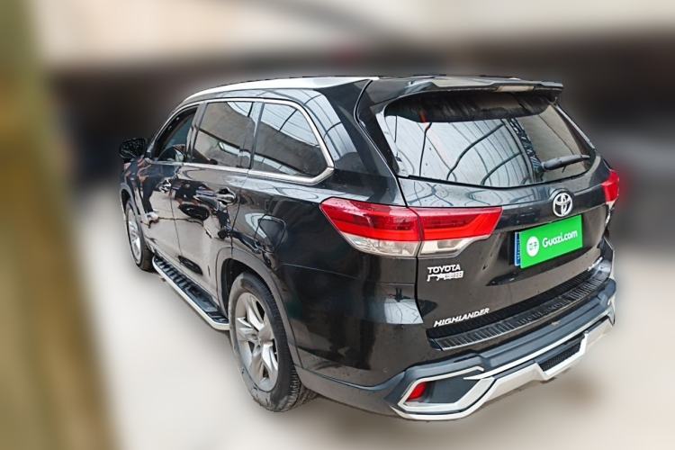 Used Toyota Highlander 2018 2.0T Four-Wheel Drive Luxury Version 7 Seats China VI Standard Rear Left 45 Deg
