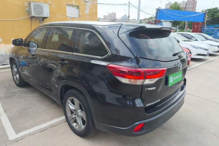 Used Toyota Highlander 2018 2.0T Four-Wheel Drive Luxury Version 7 Seats China VI Standard Rear Left 45 Deg