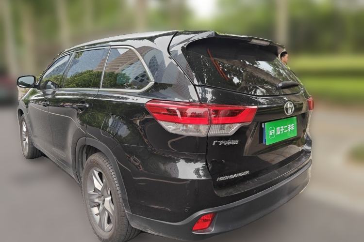 Used Toyota Highlander 2018 2.0T Four-Wheel Drive Luxury Edition 7 Seats China V Emission Standard Rear Left 45 Deg