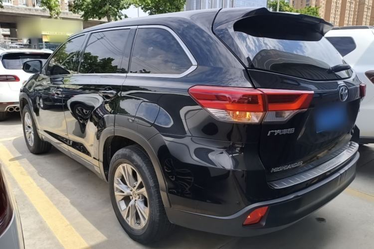 Used Toyota Highlander 2018 2.0T Two-Wheel Drive Elite Version 5 Seats China VI Standard Rear Left 45 Deg