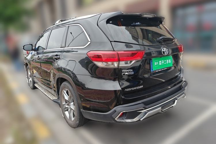 Used Toyota Highlander 2018 2.0T Four-Wheel Drive Prestige Version 7 Seats China V Emission Standard Rear Left 45 Deg