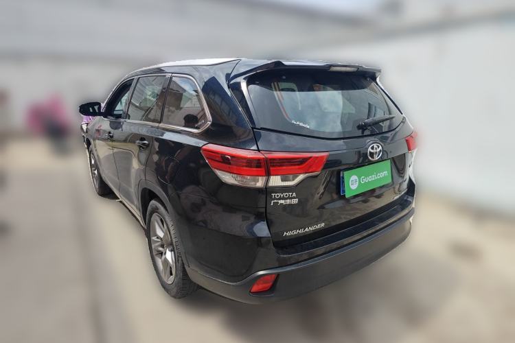 Used Toyota Highlander 2018 2.0T Four-Wheel Drive Ultimate Edition 7-Seater Emission Standard China V Rear Left 45 Deg
