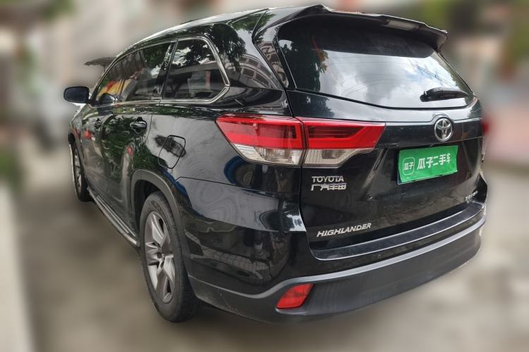 Used Toyota Highlander 2018 2.0T Four-Wheel Drive Luxury Edition 7 Seats China V Emission Standard Rear Left 45 Deg