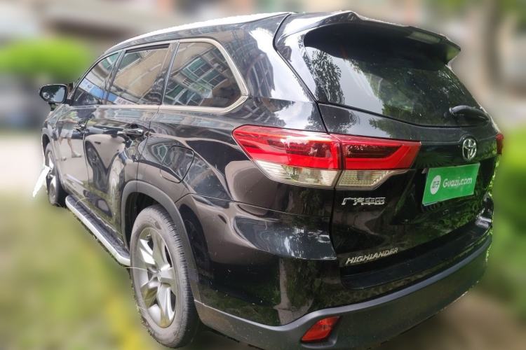 Used Toyota Highlander 2018 2.0T Four-Wheel Drive Luxury Version 7 Seats China VI Standard Rear Left 45 Deg