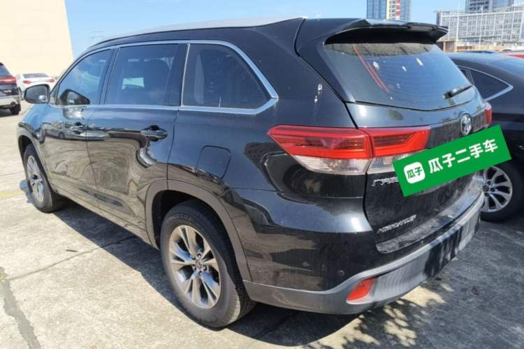Used Toyota Highlander 2018 2.0T Two-Wheel Drive Elite Version 5 Seats China VI Standard Rear Left 45 Deg