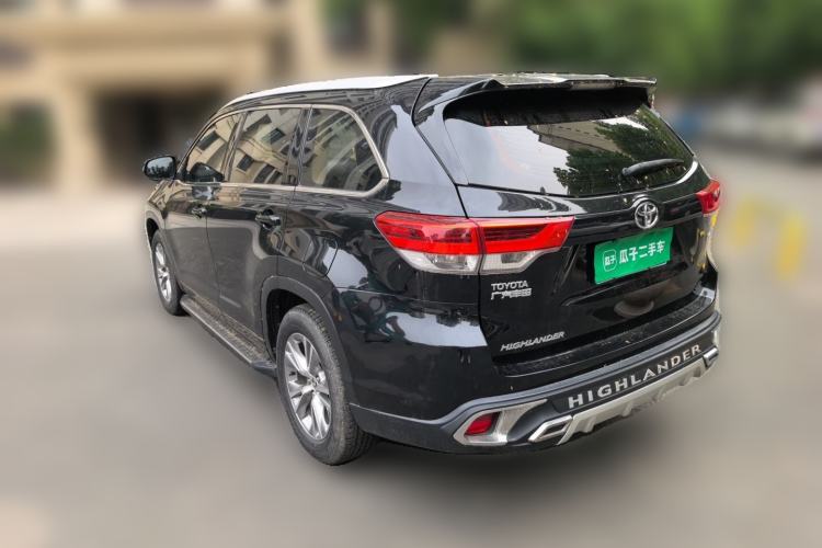 Used Toyota Highlander 2018 2.0T Two-Wheel Drive Elite Edition 5 Seats Emission Standard China V Rear Left 45 Deg