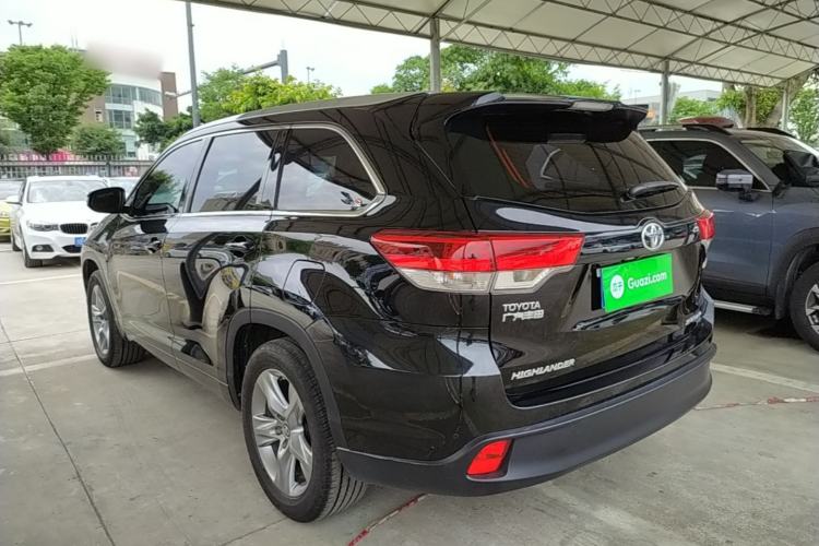 Used Toyota Highlander 2018 2.0T Four-Wheel Drive Luxury Edition 7 Seats China V Emission Standard Rear Left 45 Deg