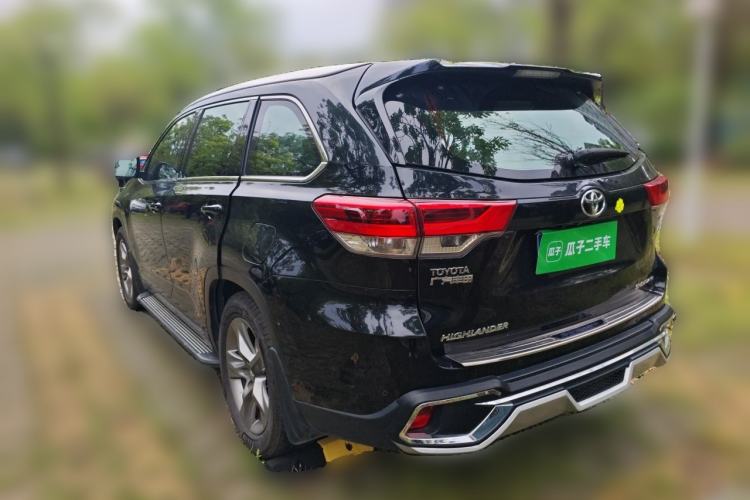 Used Toyota Highlander 2018 2.0T Four-Wheel Drive Prestige Version 7 Seats China V Emission Standard Rear Left 45 Deg