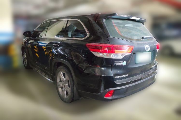 Used Toyota Highlander 2018 2.0T Four-Wheel Drive Luxury Edition 7 Seats China V Emission Standard Rear Left 45 Deg