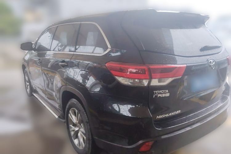 Used Toyota Highlander 2018 2.0T Two-Wheel Drive Elite Edition 5 Seats Emission Standard China V Rear Left 45 Deg