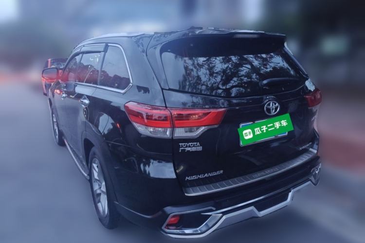 Used Toyota Highlander 2018 2.0T Four-Wheel Drive Prestige Version 7 Seats China V Emission Standard Rear Left 45 Deg
