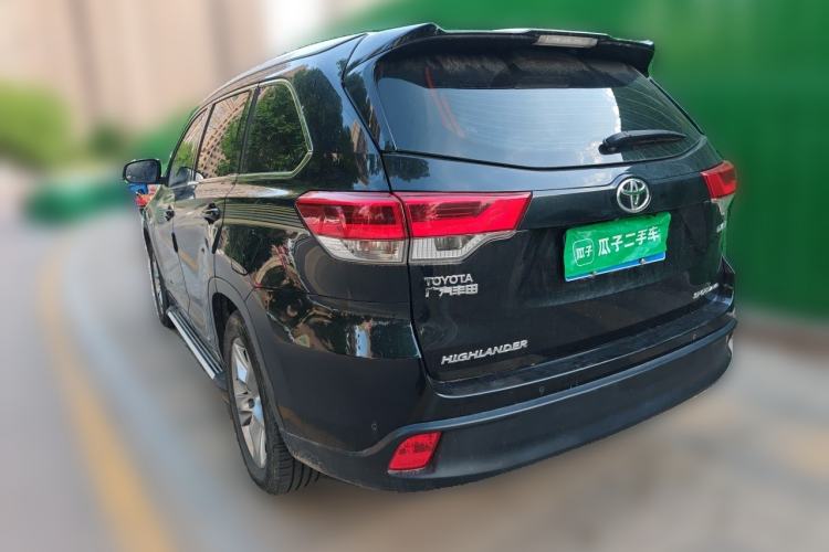 Used Toyota Highlander 2018 2.0T Four-Wheel Drive Luxury Edition 7 Seats China V Emission Standard Rear Left 45 Deg